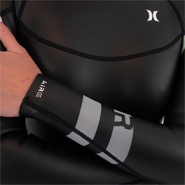2026 Hurley Dames Air 2mm Rug Ritssluiting Shorty Lentepak WSS0014252 - Black Skin